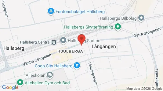 Lägenheter att hyra i Hallsberg - kort over placeringen