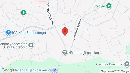 Lägenheter att hyra i Örgryte-Härlanda - kort over placeringen