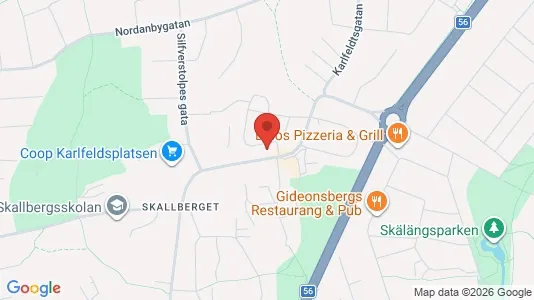 Lägenheter att hyra i Västerås - kort over placeringen
