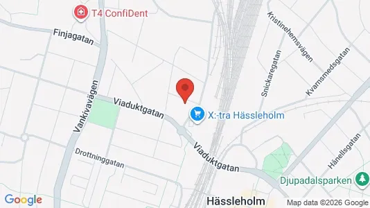 Lägenheter att hyra i Hässleholm - kort over placeringen