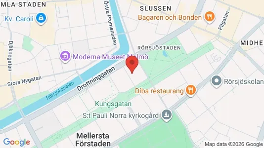 Lägenheter att hyra i Malmö Centrum - kort over placeringen