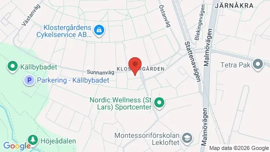 Lägenheter att hyra i Lund - kort over placeringen