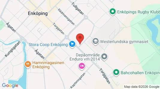 Lägenheter att hyra i Enköping - kort over placeringen