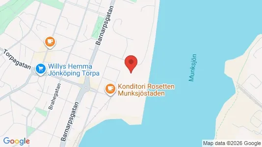 Lägenheter att hyra i Jönköping - kort over placeringen
