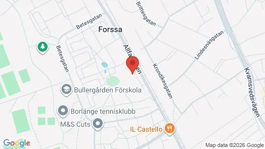 Lägenheter att hyra i Borlänge - kort over placeringen