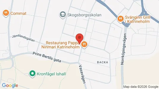 Lägenheter att hyra i Katrineholm - kort over placeringen