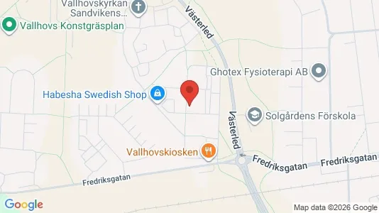 Lägenheter att hyra i Sandviken - kort over placeringen