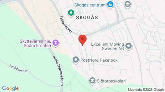 Lägenheter att hyra i Huddinge - kort over placeringen