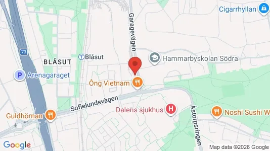 Lägenheter att hyra i Söderort - kort over placeringen