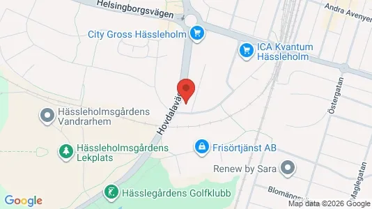 Lägenheter att hyra i Hässleholm - kort over placeringen