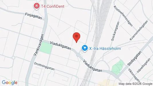 Lägenheter att hyra i Hässleholm - kort over placeringen
