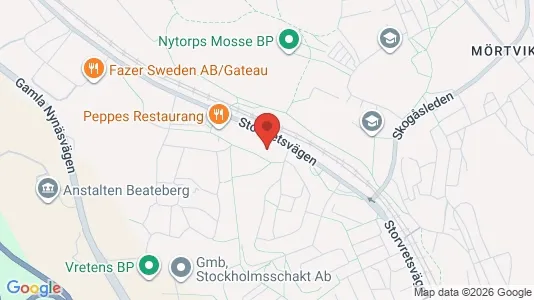 Lägenheter att hyra i Huddinge - kort over placeringen