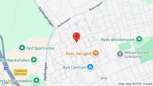 Lägenheter att hyra i Linköping - kort over placeringen