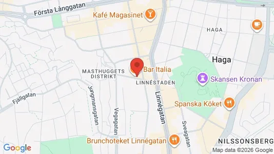 Bostadsrätter till salu i Göteborg Centrum - kort over placeringen