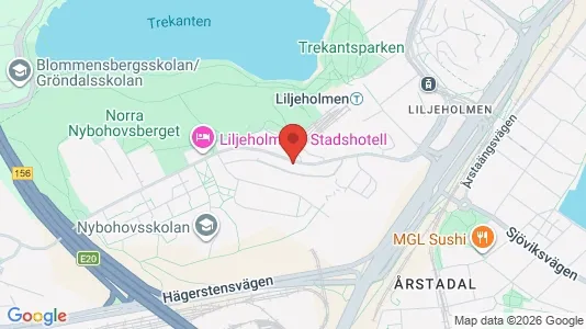 Lägenheter till salu i Södermalm - kort over placeringen