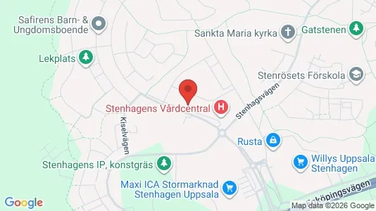 Lägenheter till salu i Uppsala - kort over placeringen