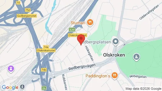 Lägenheter att hyra i Örgryte-Härlanda - kort over placeringen