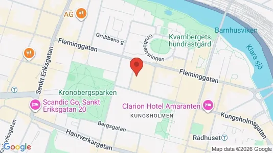 Lägenheter till salu i Kungsholmen - kort over placeringen