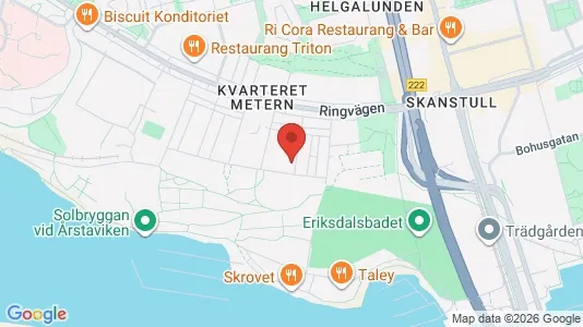 Lägenheter att hyra i Södermalm - kort over placeringen
