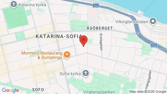 Bostadsrätter till salu i Östermalm - kort over placeringen
