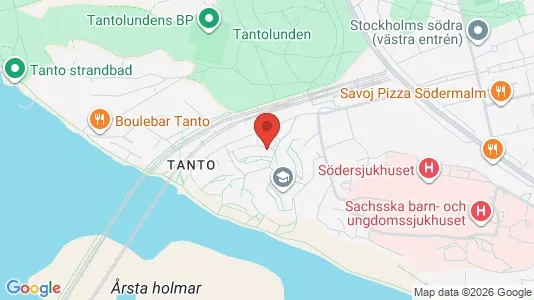 Bostadsrätter till salu i Östermalm - kort over placeringen