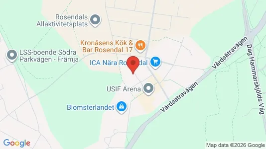 Lägenheter till salu i Uppsala - kort over placeringen