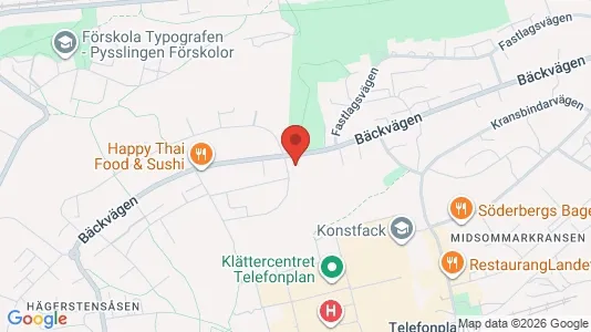 Lägenheter att hyra i Söderort - kort over placeringen