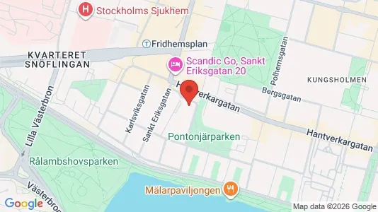 Lägenheter att hyra i Kungsholmen - kort over placeringen