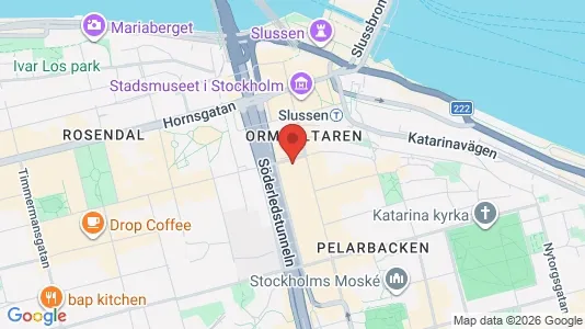 Lägenheter att hyra i Södermalm - kort over placeringen