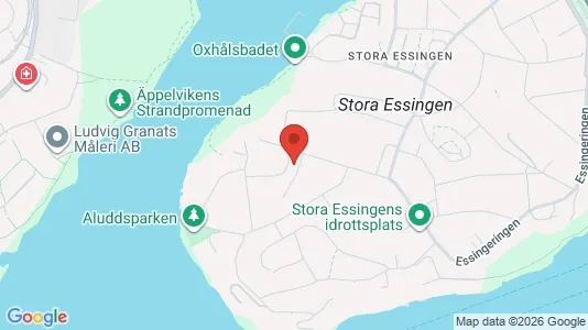 Lägenheter att hyra i Kungsholmen - kort over placeringen