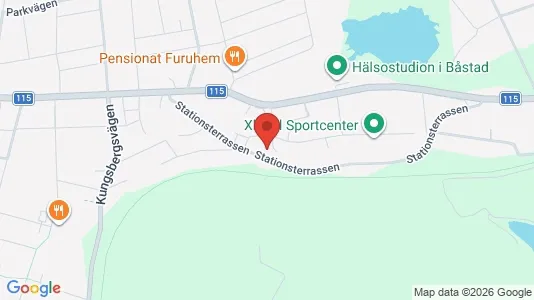Lägenheter att hyra i Båstad - kort over placeringen
