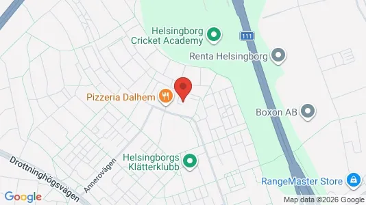 Lägenheter att hyra i Helsingborg - kort over placeringen