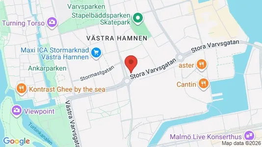 Lägenheter att hyra i Malmö Centrum - kort over placeringen