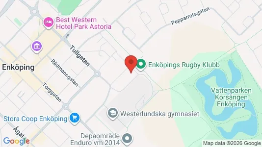 Lägenheter att hyra i Enköping - kort over placeringen