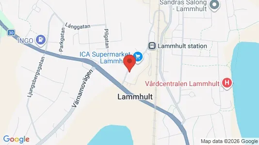 Lägenheter att hyra i Växjö - kort over placeringen