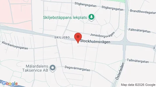 Lägenheter att hyra i Västerås - kort over placeringen