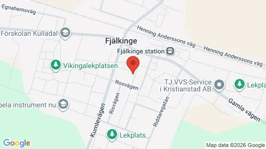 Lägenheter att hyra i Kristianstad - kort over placeringen