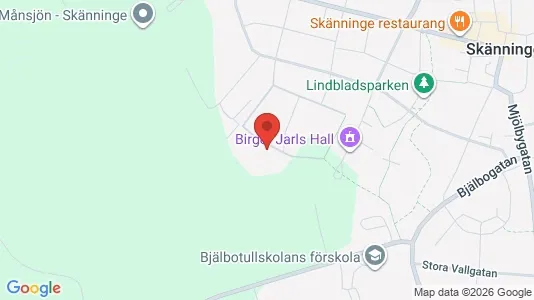 Lägenheter att hyra i Mjölby - kort over placeringen