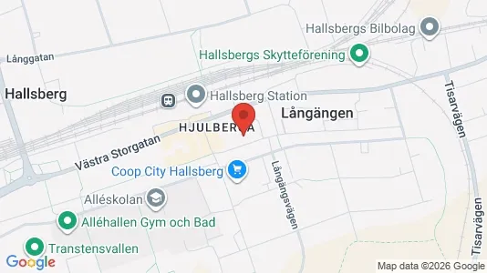 Lägenheter att hyra i Hallsberg - kort over placeringen