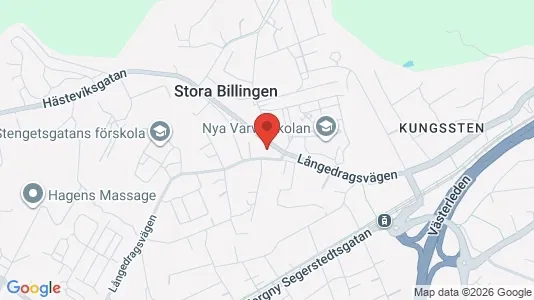 Lägenheter att hyra i Göteborg Västra - kort over placeringen