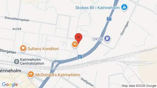Lägenheter att hyra i Katrineholm - kort over placeringen