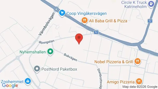 Lägenheter att hyra i Katrineholm - kort over placeringen