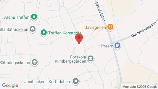 Lägenheter att hyra i Gävle - kort over placeringen