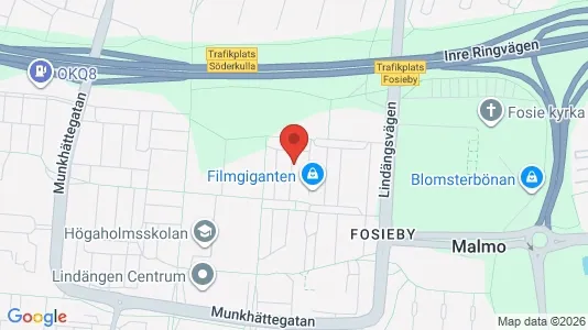 Lägenheter att hyra i Fosie - kort over placeringen