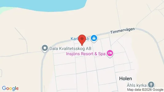 Lägenheter att hyra i Leksand - kort over placeringen