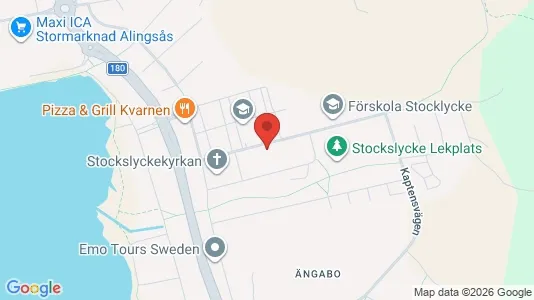 Lägenheter att hyra i Alingsås - kort over placeringen