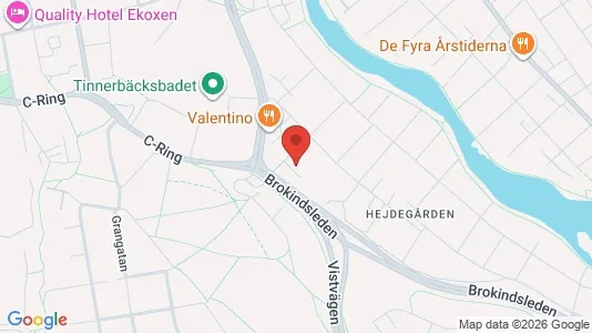 Lägenheter att hyra i Linköping - kort over placeringen