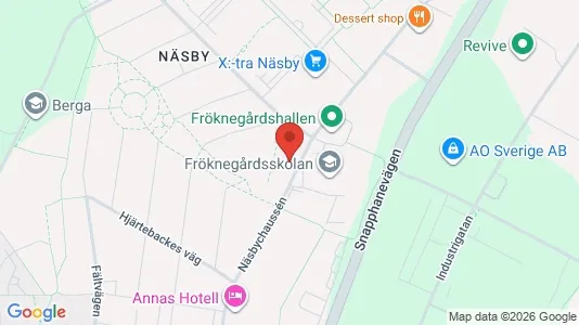 Bostadsrätter till salu i Kristianstad - kort over placeringen