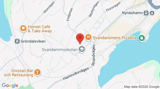 Lägenheter till salu i Nynäshamn - kort over placeringen