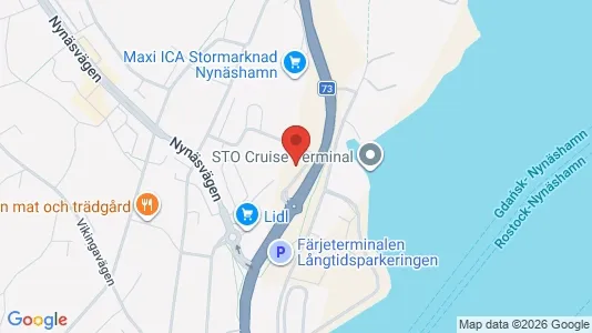 Lägenheter till salu i Nynäshamn - kort over placeringen
